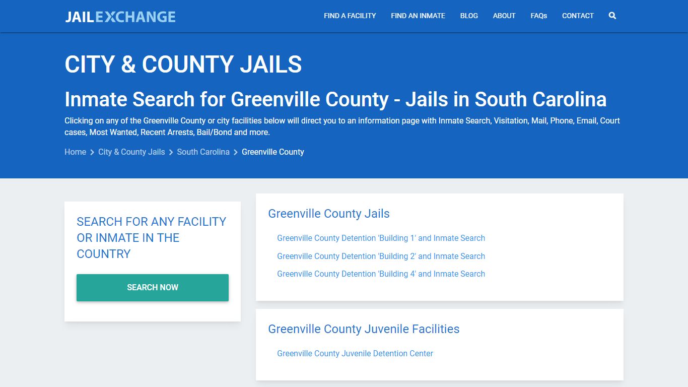 Inmate Search for Greenville County | Jails in South Carolina
